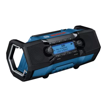   Bosch Akkus Bluetooth Rádió DAB+ GPB18V-3SC 10W IP 54 (Akku és töltő nélkül) (Extra 5Ah akku ajándékba)