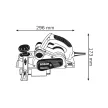Bosch gyalugép GHO 40-82 C 850W