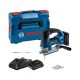 Bosch GST 18V-155 BC akkus szúrófűrész, 2 x 4 Ah Procore akku, L-BOXX - ban