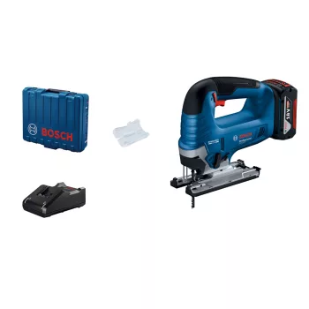   Bosch GST 185-LI akkus dekopírfűrész 18V, 2x4,0Ah, szerszámkofferben (Extra 5Ah akku ajándékba)