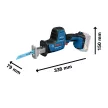 Bosch GSA 18V-24 Akkus egykezes orrfürész 18V akku és töltő nélkül  L-BOXX ban