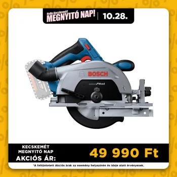   Bosch GKS 18V-57-2 akkus körfűrész 165 mm - akku és töltő nélkül (Extra 5Ah akku ajándékba)
