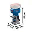 Bosch GLF 18V-8 akkus felsőmaró (Extra 5Ah akku ajándékba)