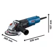 Bosch GWS 17-125 PSB sarokcsiszoló 1700W, 125 mm