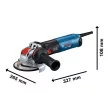 Bosch GWX 17-125 S sarokcsiszoló 1700W, 125 mm