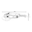 Bosch sarokcsiszoló GWS 2200-180 2200W, 180mm