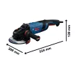 Bosch Expert sarokcsiszoló 180mm EXWS30-180B (2800W) kartondobozban