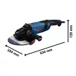 Bosch Expert sarokcsiszoló 230mm EXWS30-230PB (2800W, biztonsági kapcsoló) kartondobozban