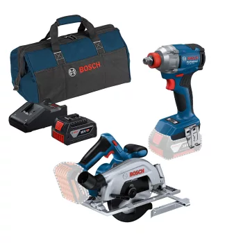   Bosch akkus gépszett GKS 185-LI + GSA 18V-LI C + 1x 5ah akku táskában (Extra 5Ah akku ajándékba)
