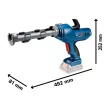 Bosch GCG 18V-310 akkus kartuspisztoly 310 ml (alapgép)