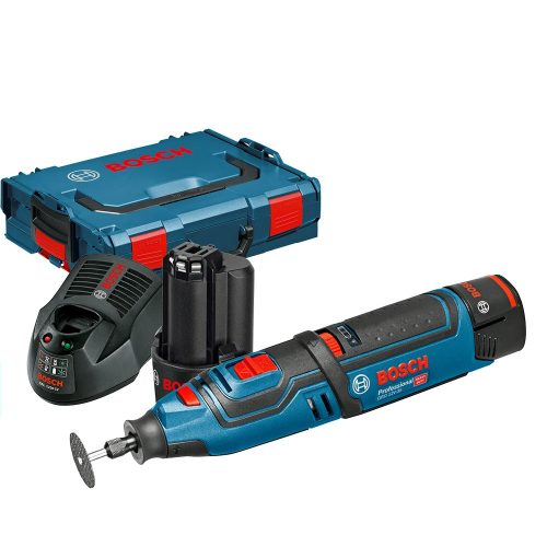 Bosch akkus rotációs gép GRO 12V-35 12V 2x2,0Ah