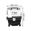Bosch ipari száraz-nedves porszívó GAS 15 1100W
