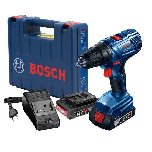 Bosch akkus fúrócsavarozó GSR 180-LI 18V 2x2,0Ah