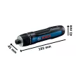 Bosch GO 3 Akkus csavarozó (8 db-os bitkészlet, bittartó, USB-C kábel, Mini tartódoboz)