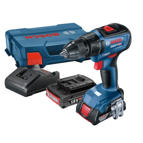 Bosch akkus fúrócsavarozó GSR 18V-50 18V 2x2,0Ah