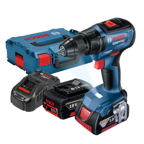 Bosch akkus fúrócsavarozó GSR 18V-50 18V 2x5,0Ah