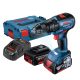 Bosch akkus ütvefúró-csavarozó GSB 18V-50 18V 2x5,0Ah