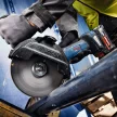Bosch Expert akkus sarokcsiszoló EXWS18V-180P (akku és töltő nélkül) L-Boxx-ban