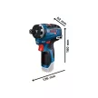 Bosch akkus ütvecsavarozó L-boxx GSR 12V-35 HX 12V 2x3,0Ah