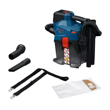   Bosch GAS18V-6LS Professional akkus porszívó, 129bar, 6/3l, 18V Akku és töltő nélkül (Extra 5Ah akku ajándékba)