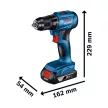Bosch akkus fúrócsavarozó 18V GSR 185-LI 2x2,0Ah