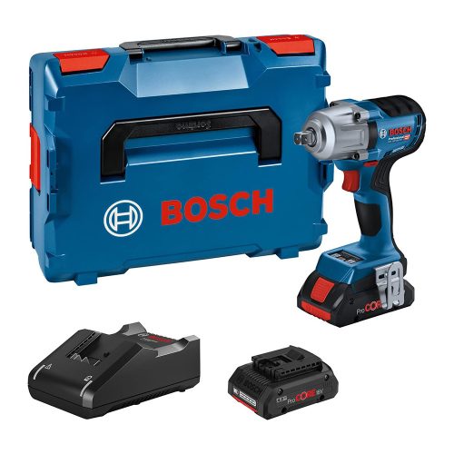 Bosch GDS 18V-450 PC Akkus ütvecsavarozó (2xProCORE18V 4.0Ah; GAL 18V-40; Bluetooth modullal) L-B