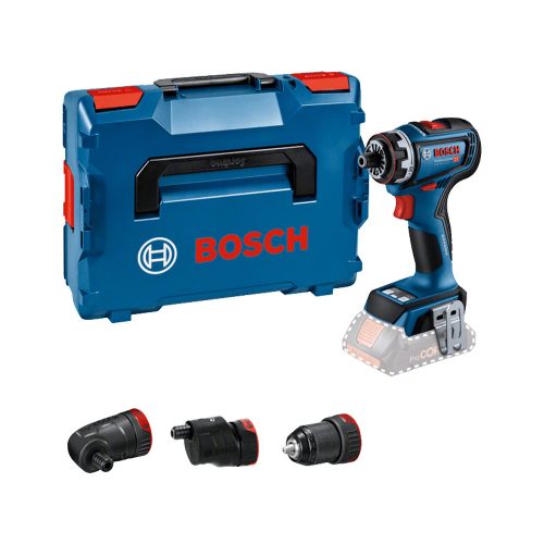 Bosch GSR 18V-90 FC akkus fúrócsavarozó 64Nm 3 adapterrel L-BOXX-ban (akku és tölto nélkül)