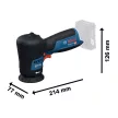 Bosch GPO 12V-77 Akkus Polírozó (akku és töltő nélkül) kartondobozban