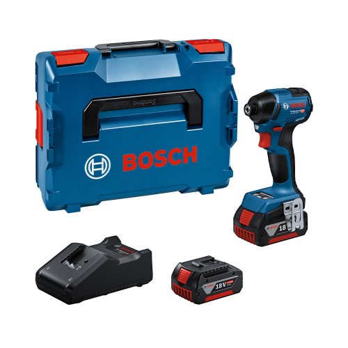 Bosch GDR 18V-220 C akkus ütvecsavarozó bitbefogással, GCY 42 Professional Bluetooth Low Energy modul,18V 220 Nm 2 x 5 Ah akku+tölto L-Boxx-ban