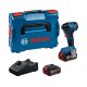 Bosch GDR 18V-220 C akkus ütvecsavarozó bitbefogással, GCY 42 Professional Bluetooth Low Energy modul,18V 220 Nm 2 x 5 Ah akku+tölto L-Boxx-ban
