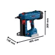 Bosch GNB 18V-40 Akkus betonszegező (2xGBA 18V 4,0 Ah akkuval; GAL 18V-40 töltővel) XL-boxx-ban
