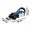 Bosch Expert akkus sarokcsiszoló EXWS18V2-230P (akku és töltő nélkül) XL-Boxx-ban