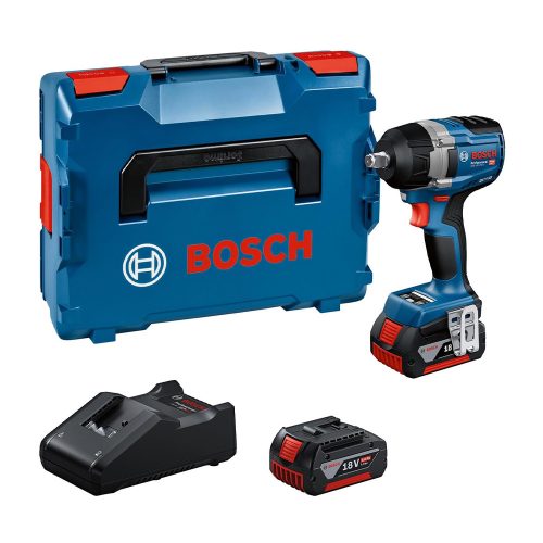 Bosch GDS 18V-750 C Akkus Ütvecsavarozó (2x5,0 Ah akkuval;  GAL 18V-40 töltővel) L-Boxx-ban