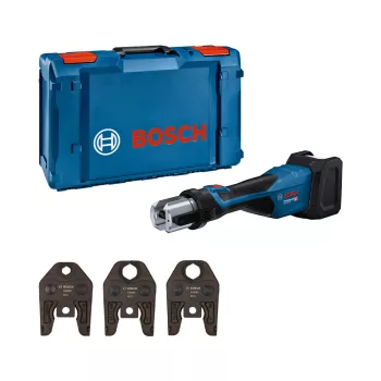   Bosch GPT 18V-32  akkus csőprés 18 V 54 - 110 mm 34 kN alapgép XL-Boxx-ban M15 - M22 - M28 (Extra 5Ah akku ajándékba)