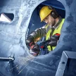 Bosch Expert akkus sarokcsiszoló 125mm EXWS18V-15S  (akku és töltő nélkül) L-Boxx-ban (Regisztrációval akár ajándék is elérhető!)