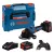 Bosch EXPERT EXWX18V-15PS Akkus sarokcsiszoló 125mm (2xEXBA18V-80 akku; EXAL18V-160 töltő) L-Boxx
