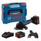 Bosch EXPERT EXWX18V-15PS Akkus sarokcsiszoló 125mm (2xEXBA18V-80 akku; EXAL18V-160 töltő) L-Boxx