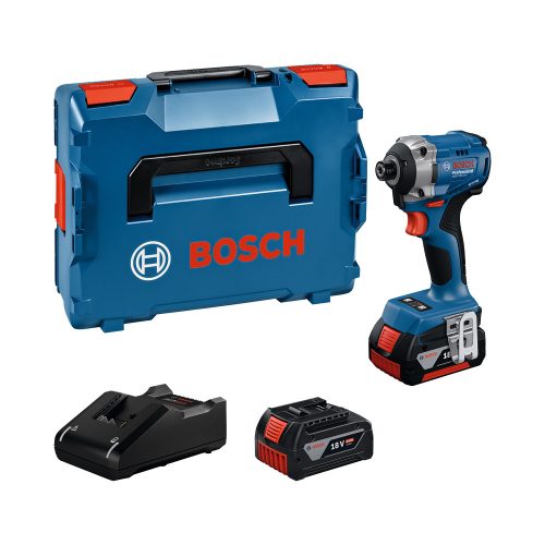 Bosch GDR 18V-215 Akkus ütvecsavarozó (2x4,0 Ah akkuval; GAL 18V-40 töltővel) L-Boxx-ban