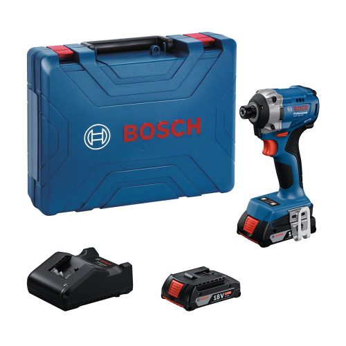 Bosch GDR 18V-215 Akkus ütvecsavarozó (2x2,0 Ah akkuval; GAL 18V-20 töltővel) szerszámkofferben