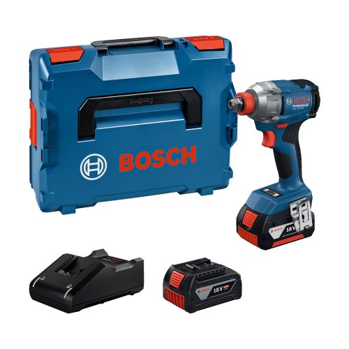 Bosch GDX 18V-285 Akkus ütvecsavarozó (2xGBA 18V 4,0 Ah akkuval;  GAL 18V-40 töltővel) L-Boxx-ban