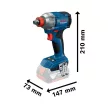 Bosch | GDX 18V-285 Akkus ütvecsavarozó (akku és töltő nélkül) kartondobozban