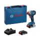 Bosch GDX 18V-285 Akkus ütvecsavarozó (2x2,0 Ah akkuval; GAL 18V-20 töltővel) szerszámkofferben