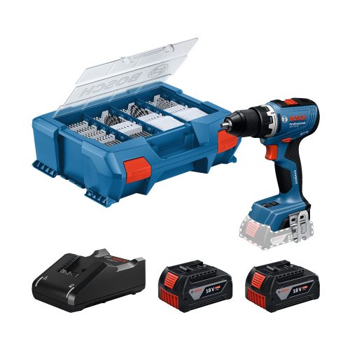 Bosch GSR 18V-65 Akkus fúró-csavarozó  (2x4,0 Ah ProCORE ; GAL 18V-40 töltővel) L-Case