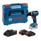 Bosch GSB 18V-65 Akkus Ütvefúró-Csavarozó (2x4,0 Ah ProCORE akkuval; GAL 18V-40 töltővel) L-Boxx