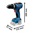Bosch akkus ütvefúró-csavarozó GSB 18V-65 18V 2x4,0Ah – L-BOXX kofferben (Extra 5Ah akku ajándékba)