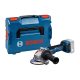 Bosch GWS 18V-11 Akkus Sarokcsiszoló (akku és töltő nélkül; csiszolótárcsa 125mm) L-Boxx-ban