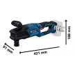Bosch GRD 18V-127 HX Akkus sarokfúrógép (akku és töltő nélkül) kartondobozban (Extra 5Ah akku ajándékba)