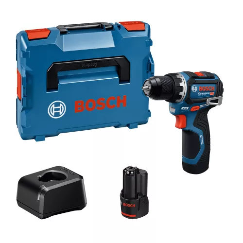 Bosch GSR 12V-32 Akkus fúrócsavarozó  (2x2,0Ah akkuval; GAL 12V-20 töltővel) L-Boxx-ban