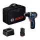 Bosch GSR 12V-32 Akkus fúrócsavarozó  (2x2,0Ah akkuval; GAL 12V-20 töltővel) hordtáskában