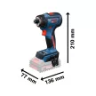 Bosch Expert akkus fúró-csavarozó EXSR18V-90FC (akku és töltő nélkül; egyéb GFA 18-M, GFA 18-H, mélységütköző) L-Boxx-ban